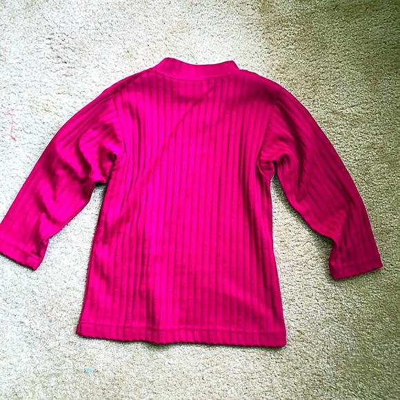 Monkey Wear magenta sweater size 7 - Picture 2 of 4